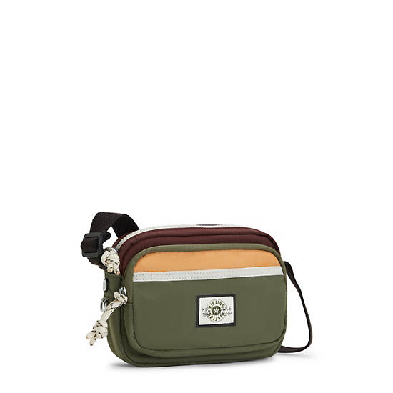 Kipling Sisko Crossbody Táska Olivazöld | HU 1231GS